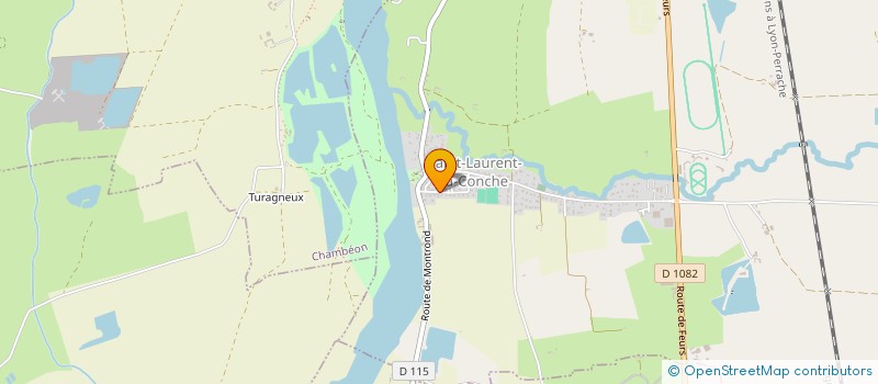 localisation de l'entreprise MADAME LUCILE MAGAT  SAINT-LAURENT-LA-CONCHE