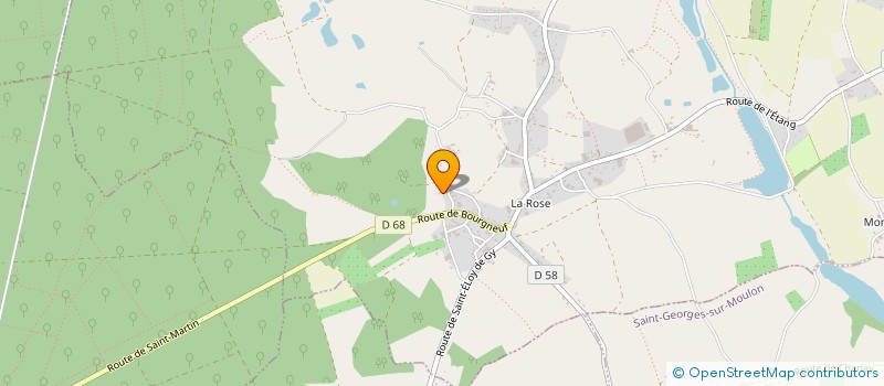 localisation de l'entreprise MADAME LUCILE MAILLET  SAINT-MARTIN-D'AUXIGNY