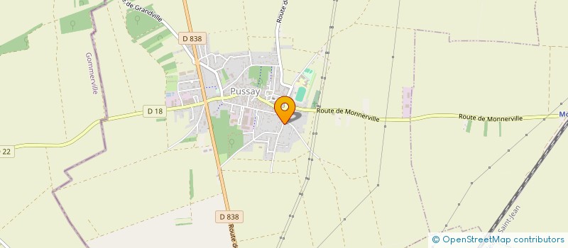 localisation de l'entreprise MADAME LUCILE MAIN  PUSSAY