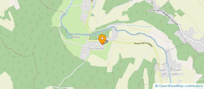 localisation de l'entreprise MADAME LUCILE MAIRE  TOURNEVILLE