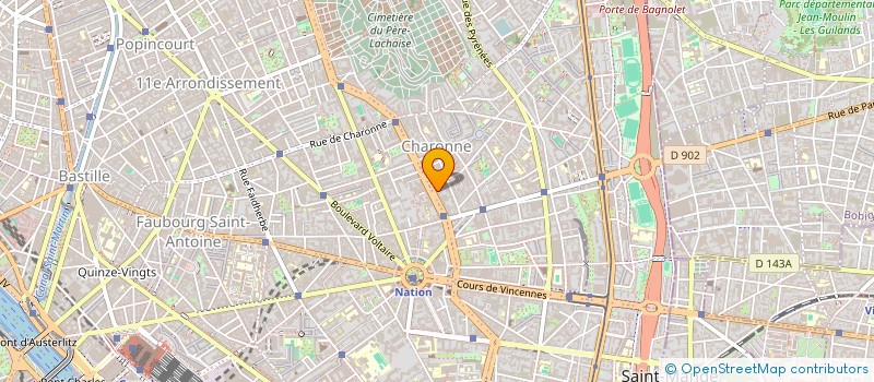 localisation de l'entreprise MADAME LUCILE MARAVAL  PARIS