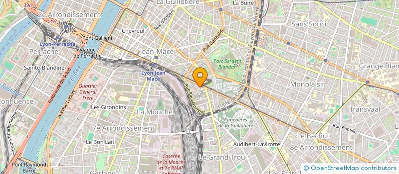 localisation de l'entreprise MADAME LUCILE MARTINY  LYON