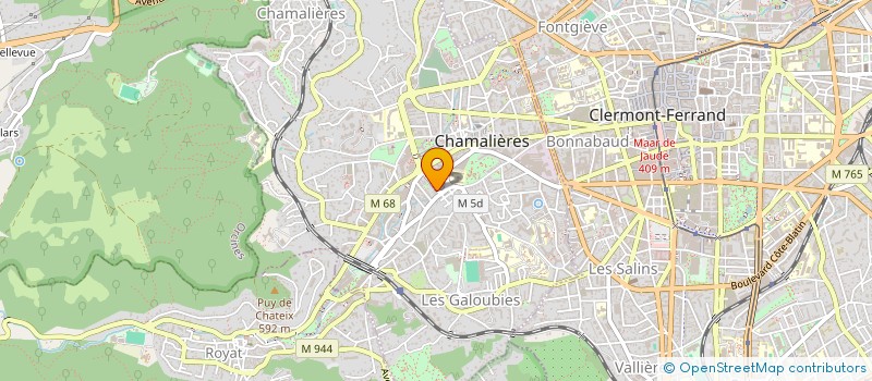 localisation de l'entreprise MADAME LUCILE MATHIOT  CHAMALIERES