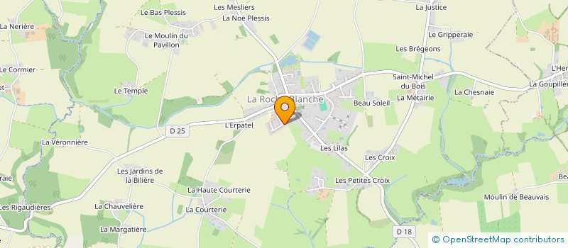 localisation de l'entreprise MADAME LUCILE MEDARD  LA ROCHE-BLANCHE