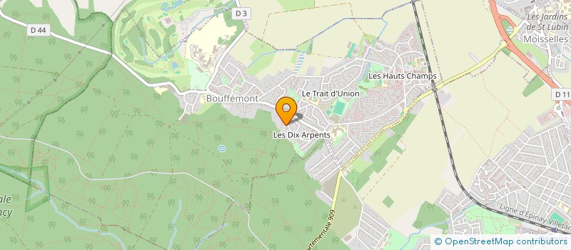 localisation de l'entreprise MADAME LUCILE MENDES  BOUFFEMONT