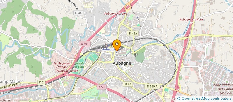localisation de l'entreprise MADAME LUCILE MILIOTO à AUBAGNE