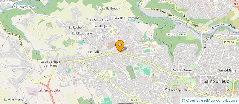 localisation de l'entreprise MADAME LUCILE MOGLIA à SAINT-BRIEUC