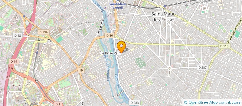 localisation de l'entreprise MADAME LUCILE MOLHO à SAINT-MAUR-DES-FOSSES