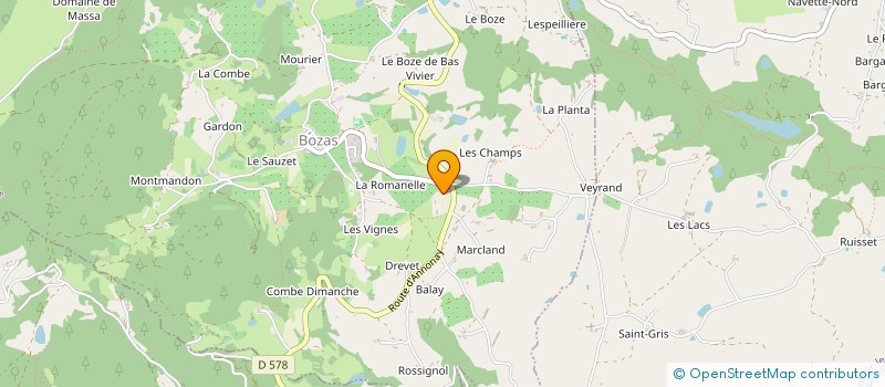 localisation de l'entreprise MADAME LUCILE MOLLON  PAILHARES