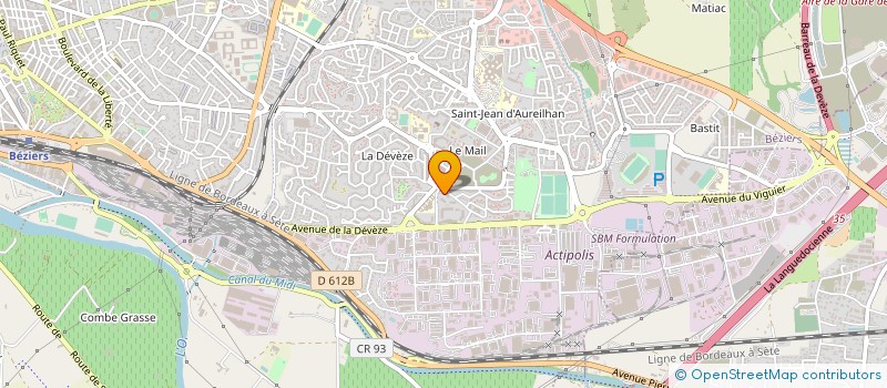 localisation de l'entreprise MADAME LUCILE MONTI  SANVENSA