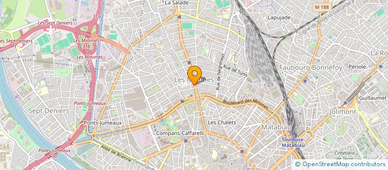 localisation de l'entreprise MADAME LUCILE MORACCHINI  TOULOUSE