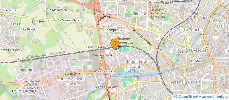 localisation de l'entreprise MADAME LUCILE MORGANE GAUDIN à RENNES