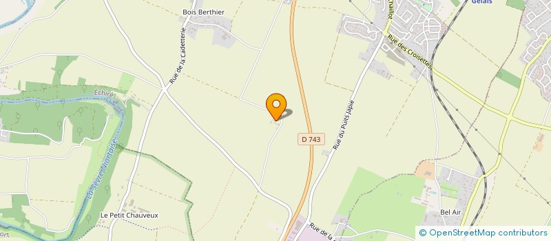 localisation de l'entreprise MADAME LUCILE MORIN  ECHIRE