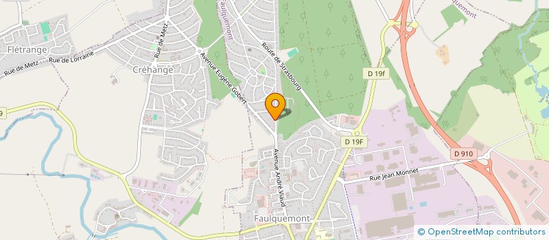 localisation de l'entreprise MADAME LUCILE MOUTH  PONTPIERRE