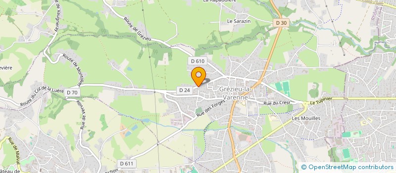 localisation de l'entreprise MADAME LUCILE MUNOZ  GREZIEU-LA-VARENNE