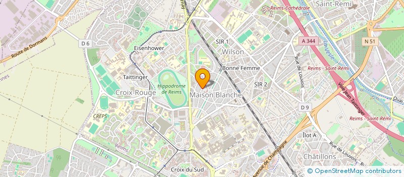 localisation de l'entreprise MADAME LUCILE NOBLESSE  REIMS