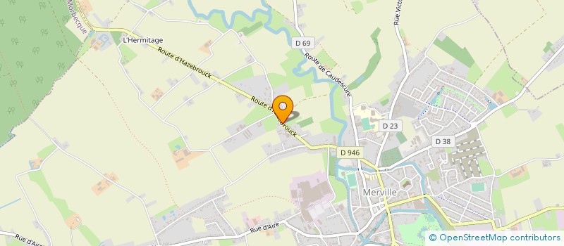 localisation de l'entreprise MADAME LUCILE NUGOU  MERVILLE