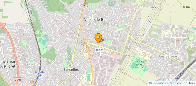 localisation de l'entreprise MADAME LUCILE ORCEL  VILLIERS-LE-BEL