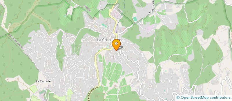 localisation de l'entreprise MADAME LUCILE ORIGET  LA CROIX-VALMER