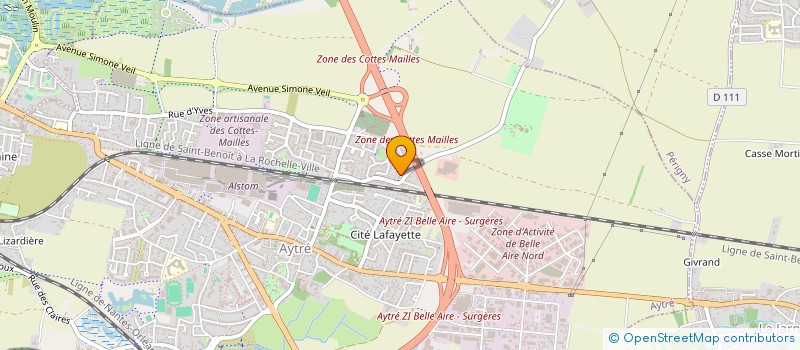 localisation de l'entreprise MADAME LUCILE PAUMARD  AYTRE