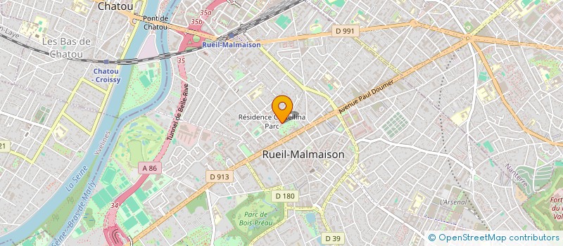 localisation de l'entreprise MADAME LUCILE PAYE à RUEIL-MALMAISON