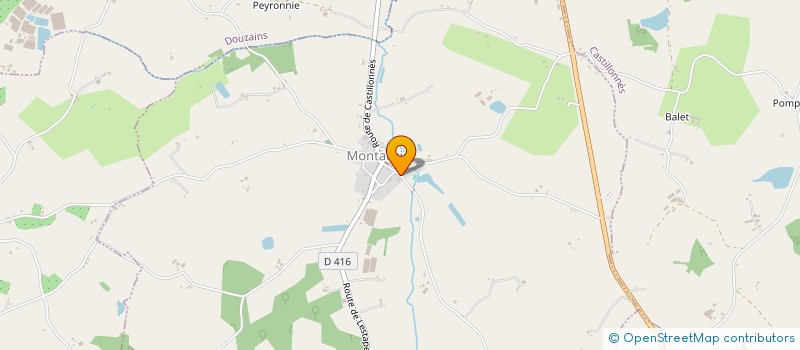 localisation de l'entreprise MADAME LUCILE PEIDRO  MONTAURIOL