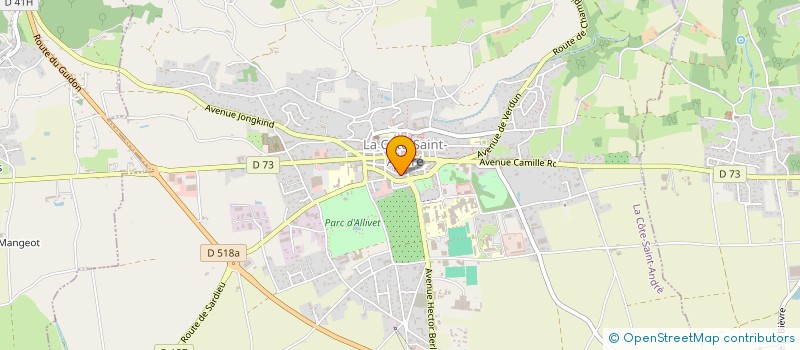 localisation de l'entreprise MADAME LUCILE PELLIER-CUIT à LA COTE-SAINT-ANDRE
