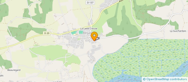 localisation de l'entreprise MADAME LUCILE PERAULT à BEGANNE