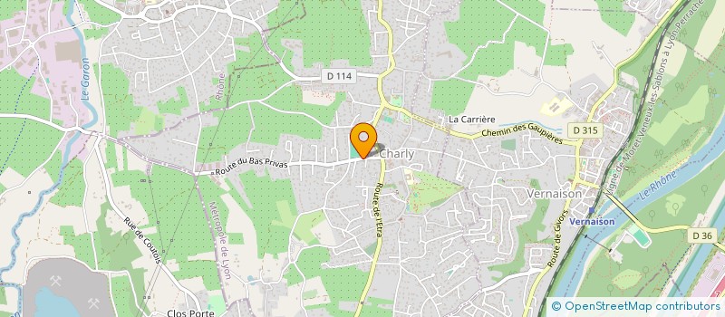 localisation de l'entreprise MADAME LUCILE PERRAULT  CHARLY