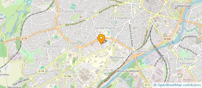localisation de l'entreprise MADAME LUCILE PERRON à LIMOGES