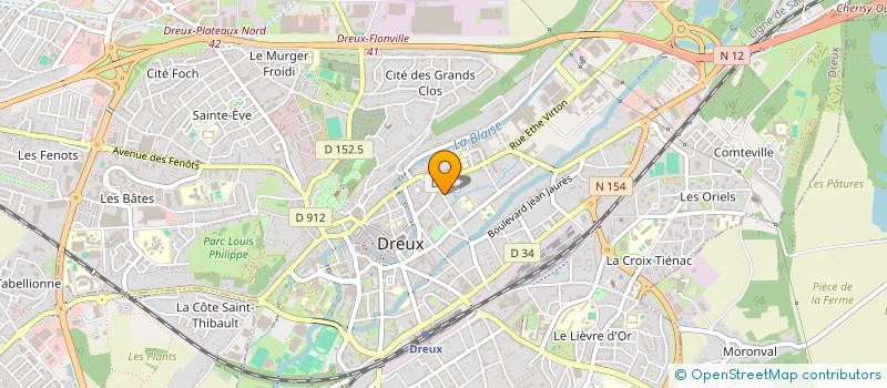 localisation de l'entreprise MADAME LUCILE PETIT à DREUX