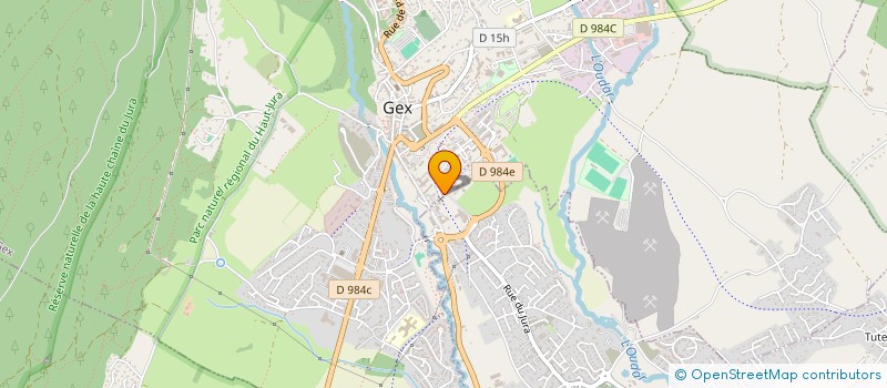 localisation de l'entreprise MADAME LUCILE PLASTRE  GEX