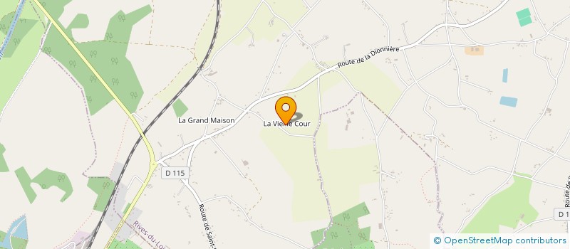 localisation de l'entreprise MADAME LUCILE POITEVIN à RIVES-DU-LOIR-EN-ANJOU