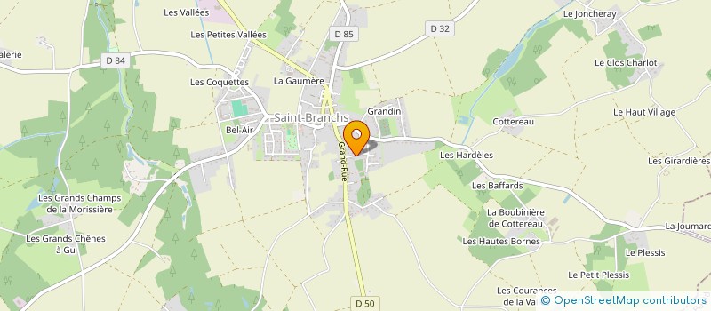 localisation de l'entreprise MADAME LUCILE PROT  SAINT-BRANCHS