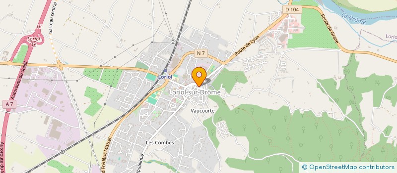 localisation de l'entreprise MADAME LUCILE PUGET  LA VOULTE-SUR-RHONE