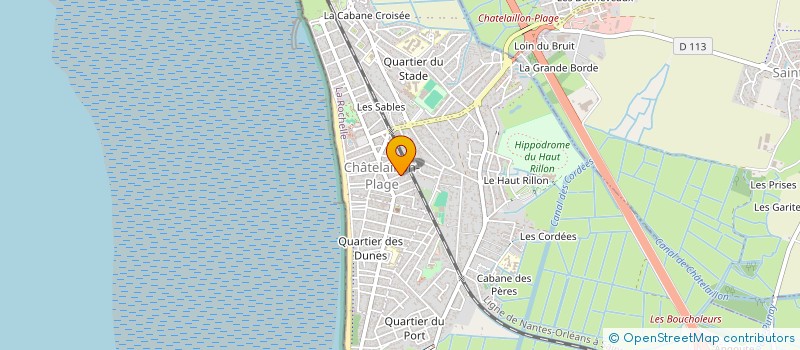 localisation de l'entreprise MADAME LUCILE PUJOL à CHATELAILLON-PLAGE