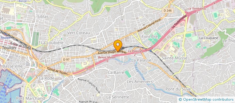 localisation de l'entreprise MADAME LUCILE RAMOS  TOULON