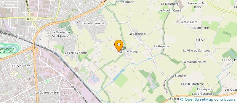 localisation de l'entreprise MADAME LUCILE RENEE NICOLE COLLET  SAINT-MALO