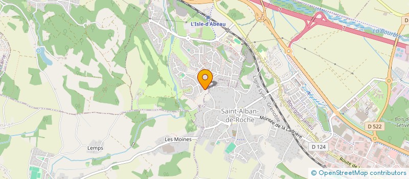 localisation de l'entreprise MADAME LUCILE REYNIER à L'ISLE-D'ABEAU