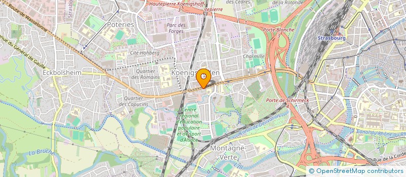 localisation de l'entreprise MADAME LUCILE RIAT à STRASBOURG