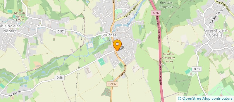 localisation de l'entreprise MADAME LUCILE RIVERIEUX  SOUCHEZ