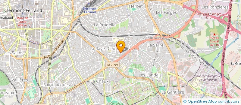 localisation de l'entreprise MADAME LUCILE ROCHE  CLERMONT-FERRAND