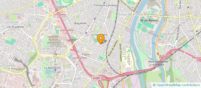 localisation de l'entreprise MADAME LUCILE ROESER  TOULOUSE