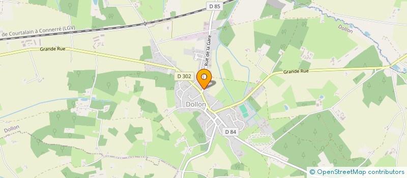 localisation de l'entreprise MADAME LUCILE ROGUEZ  DOLLON