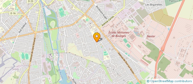 localisation de l'entreprise MADAME LUCILE ROSARD  BOURGES