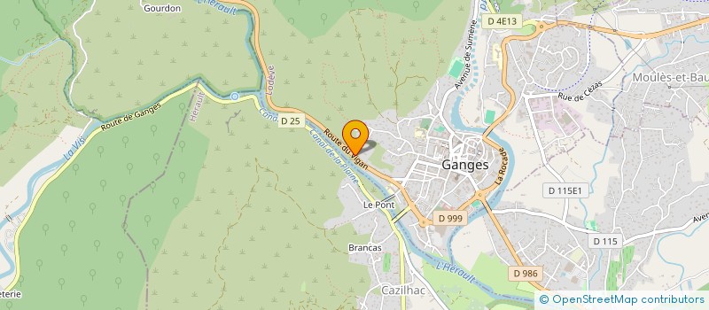 localisation de l'entreprise MADAME LUCILE ROUYRE  GANGES