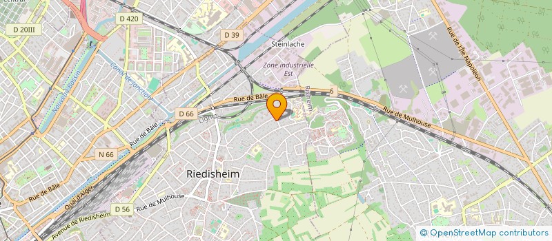 localisation de l'entreprise MADAME LUCILE SALZMANN  RIEDISHEIM