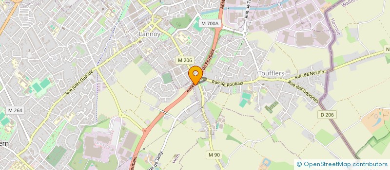 localisation de l'entreprise MADAME LUCILE SELOSSE  SAILLY-LEZ-LANNOY