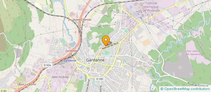 localisation de l'entreprise MADAME LUCILE SOTO à GARDANNE