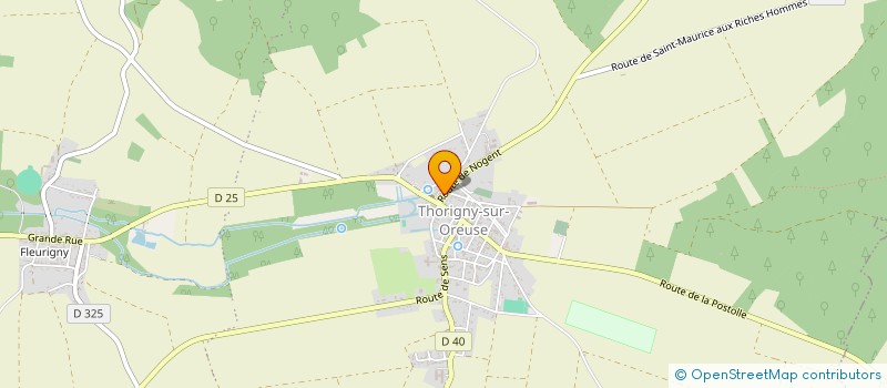 localisation de l'entreprise MADAME LUCILE SUZANNE DUMAIRE  THORIGNY-SUR-OREUSE